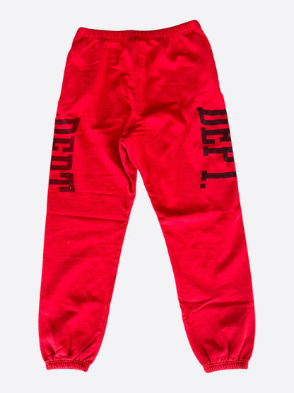 Gallery Dept Red & Black Dept Gym Sweatpants