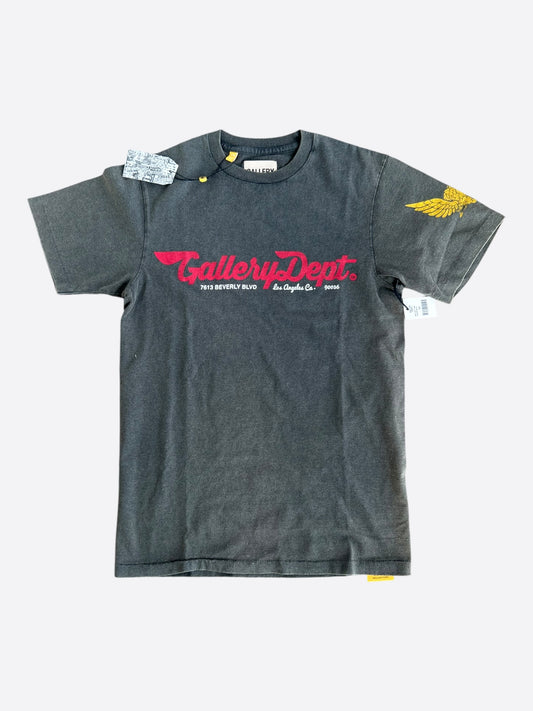 Gallery Dept Faded Black & Red Mechanic T-Shirt