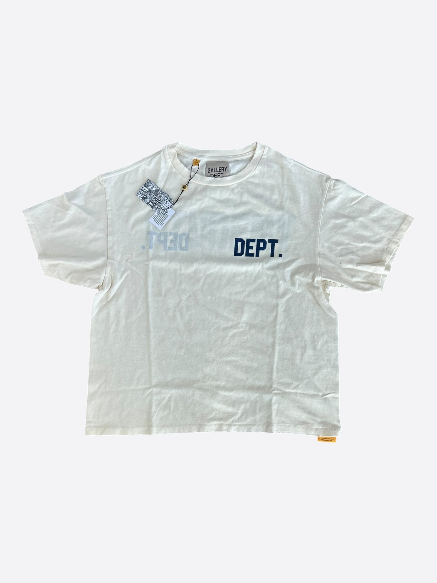Gallery Dept White & Blue Student Coach Reversible Logo T-Shirt