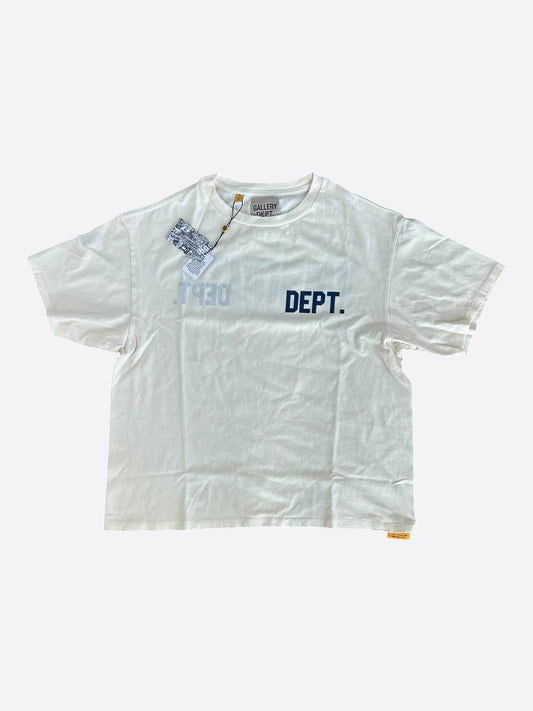 Gallery Dept White & Blue Student Coach Reversible Logo T-Shirt