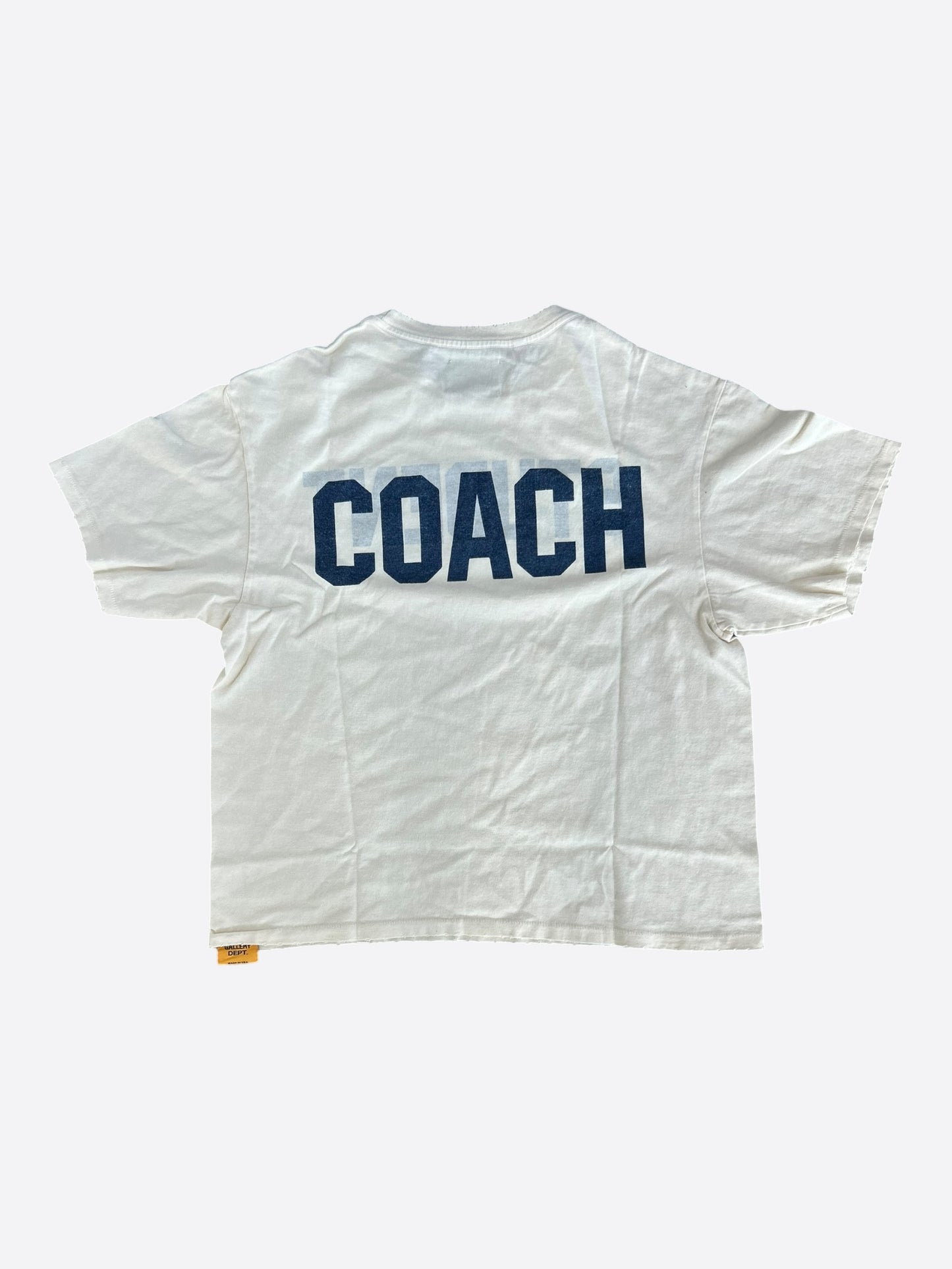 Gallery Dept White & Blue Student Coach Reversible Logo T-Shirt