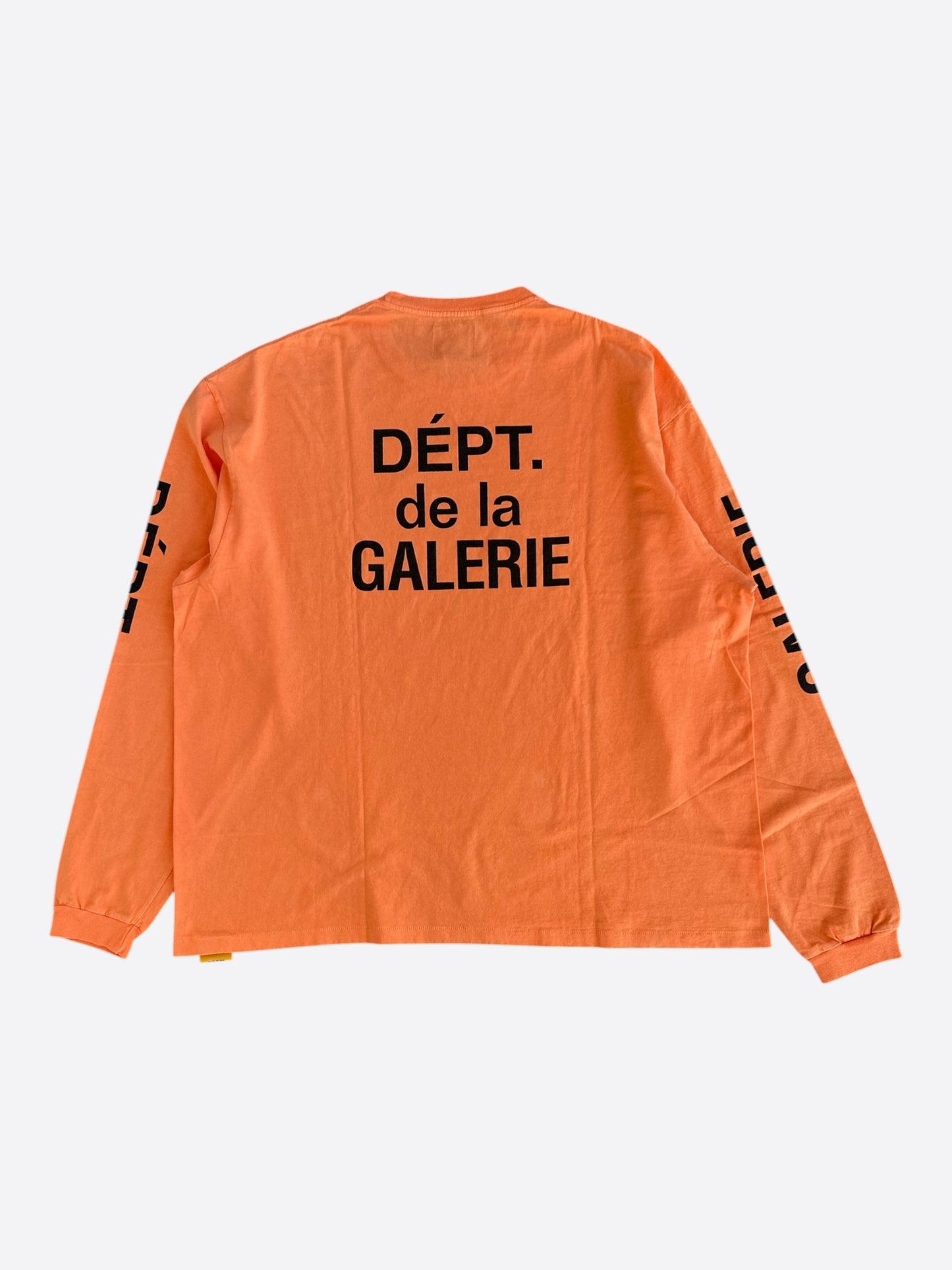 Gallery Dept Orange & Black French Collector Longsleeve T-Shirt