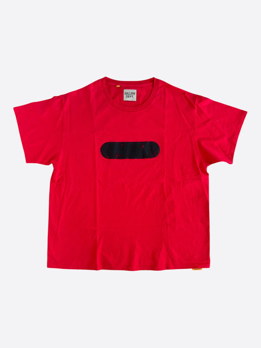 Gallery Dept Red & Black Gym Logo T-shirt