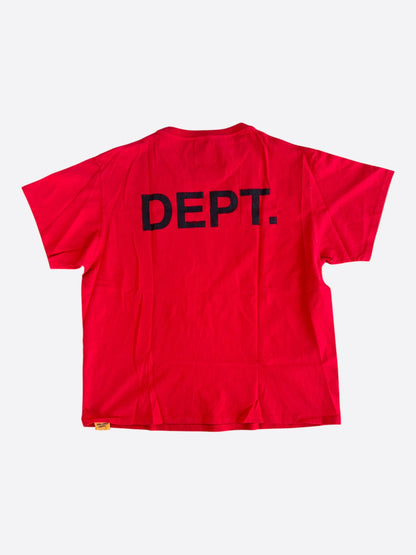 Gallery Dept Red & Black Gym Logo T-Shirt