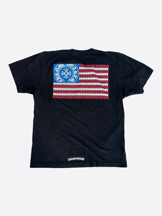 Chrome Hearts Black USA Flag T-Shirt