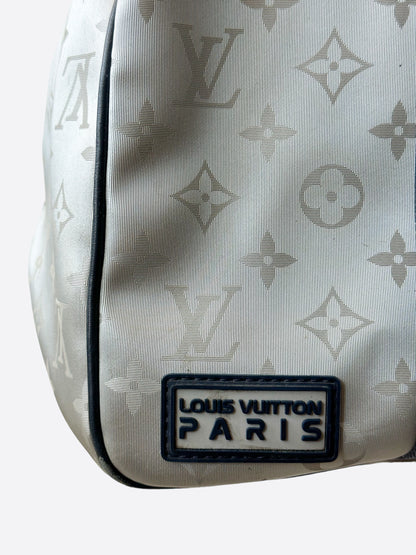 Louis Vuitton Silver Monogram Satellite Keepall 50