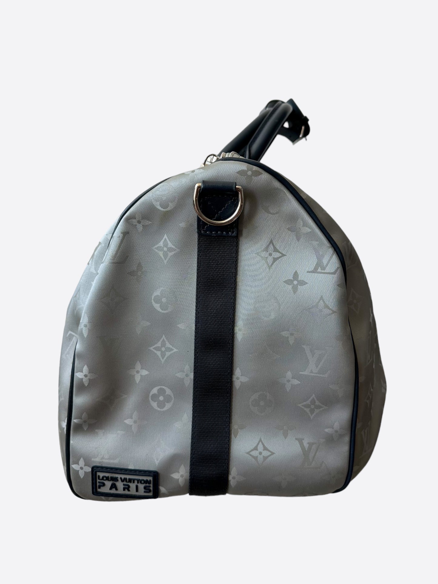 Louis Vuitton Silver Monogram Satellite Keepall 50