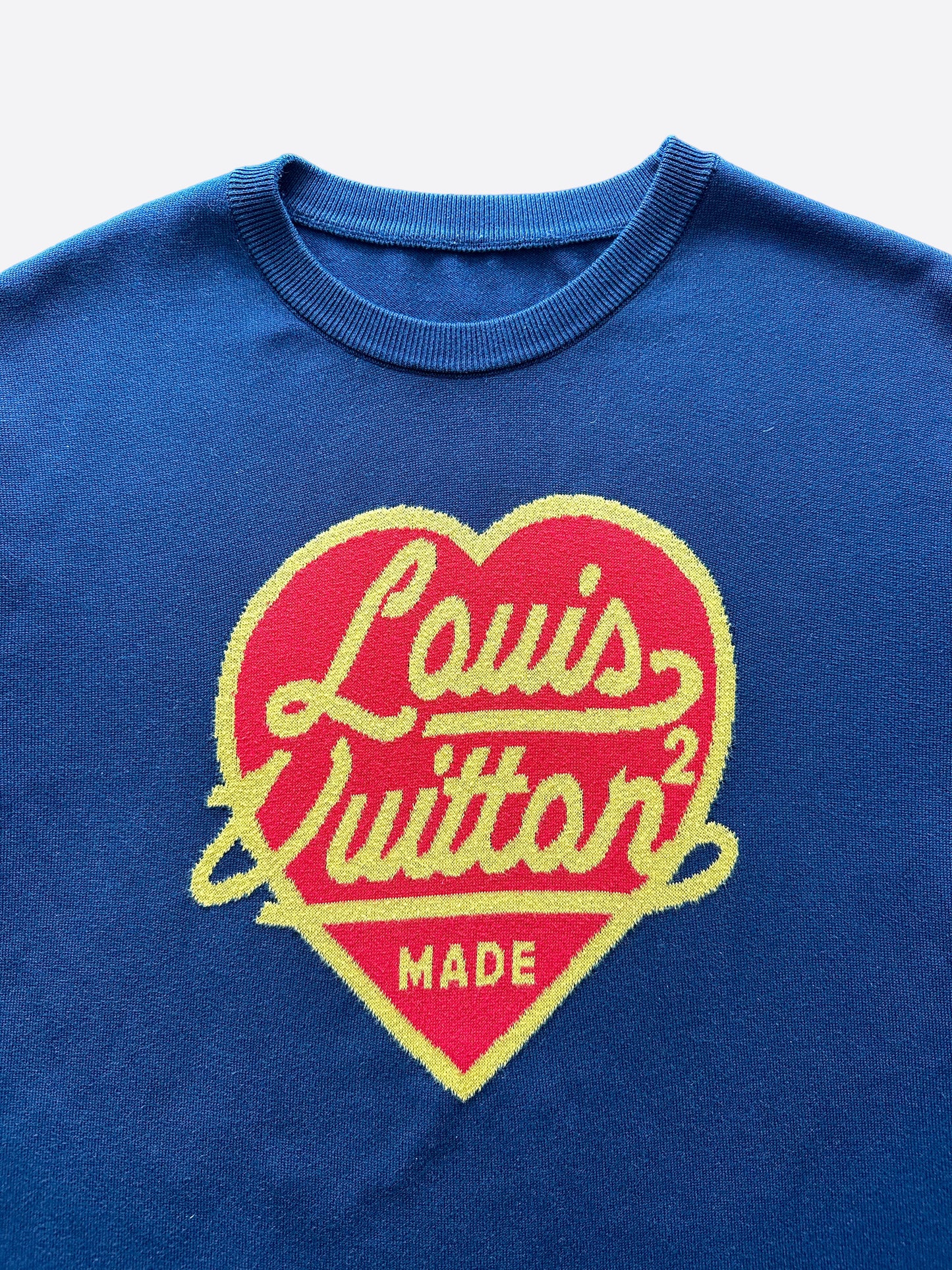 Louis Vuitton Nigo Heart Intarsia T-Shirt – Savonches