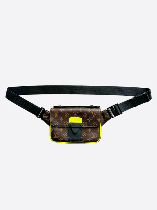 Louis Vuitton Brown & Yellow Monogram S-Lock Messenger