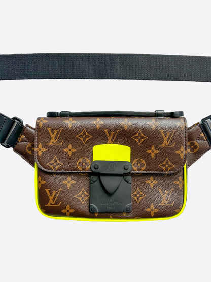 Louis Vuitton Brown & Yellow Monogram S-Lock Messenger