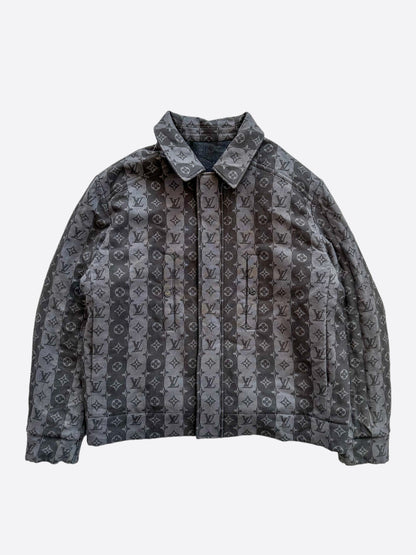 Louis Vuitton Grey Nigo Reversible Bomber Jacket