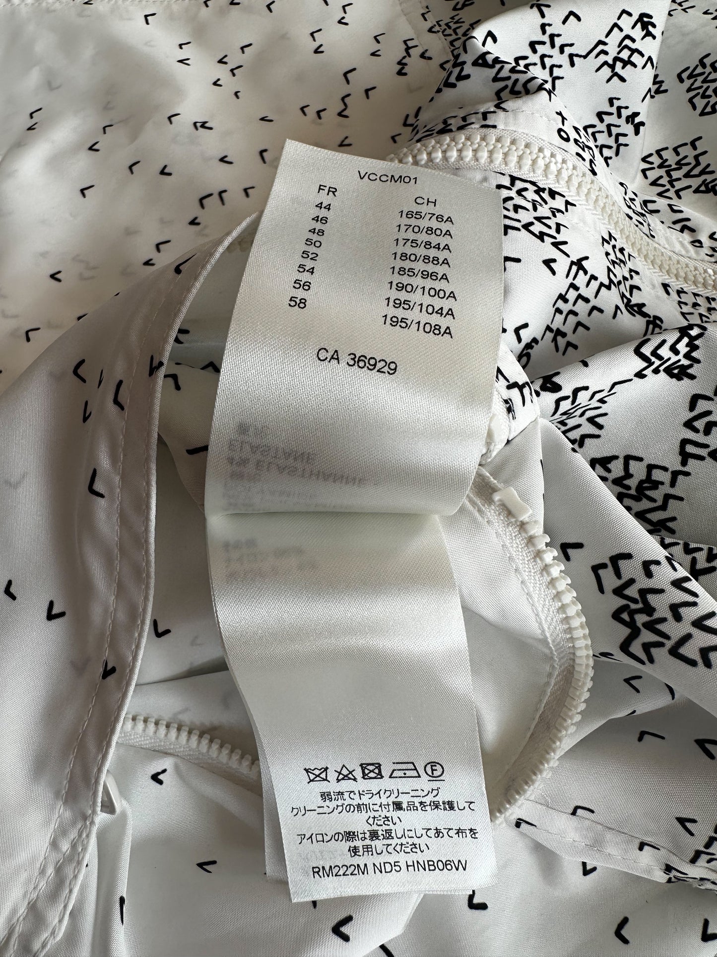 Louis Vuitton White LV Spread Damier Windbreaker