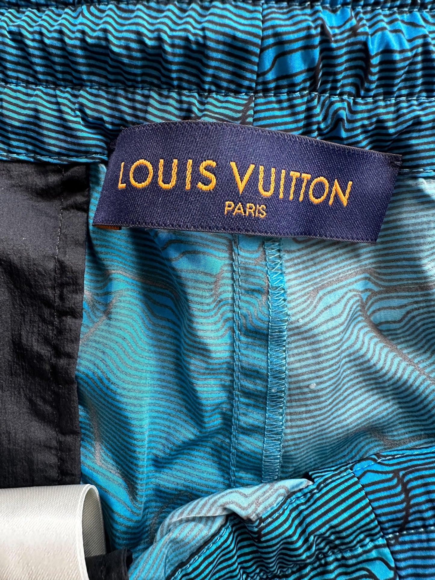 Louis Vuitton Blue 2054 Monogram Cargo Pants