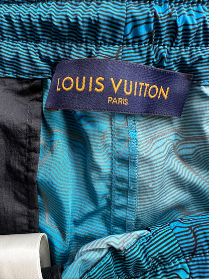 Louis Vuitton Blue 2054 Monogram Cargo Pants