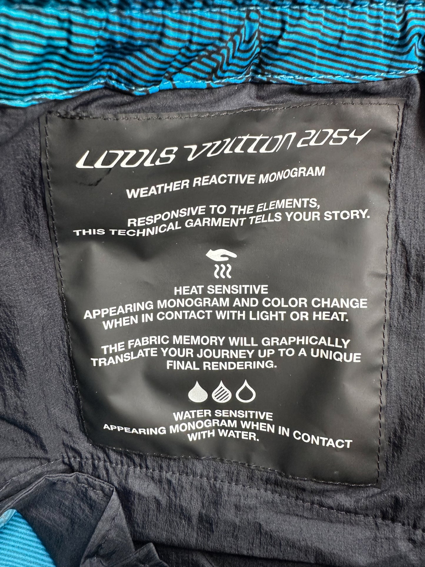 Louis Vuitton Blue 2054 Monogram Cargo Pants