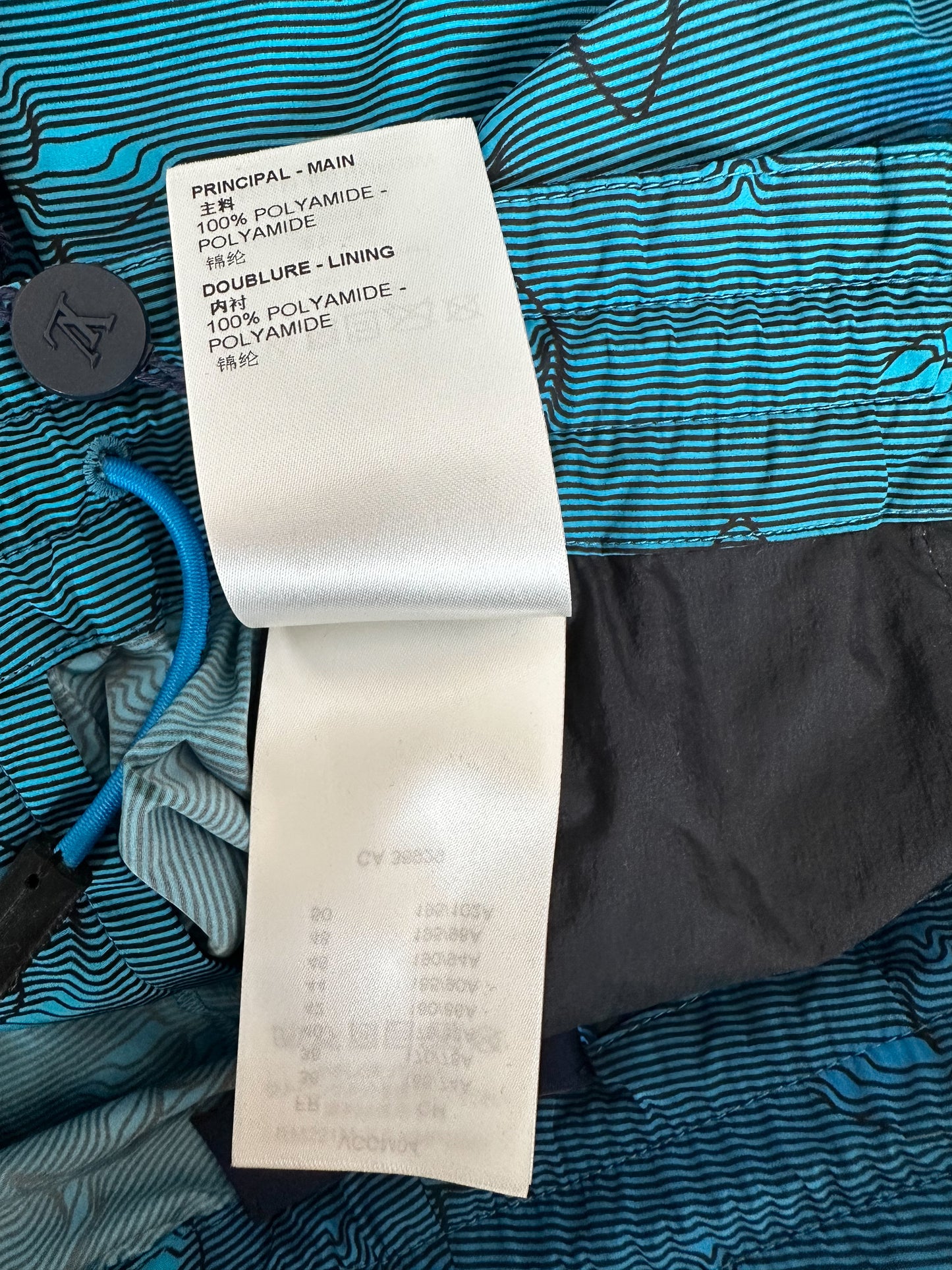 Louis Vuitton Blue 2054 Monogram Cargo Pants