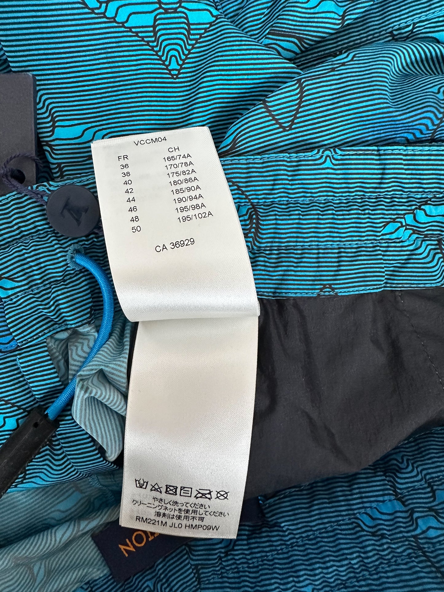 Louis Vuitton Blue 2054 Monogram Cargo Pants