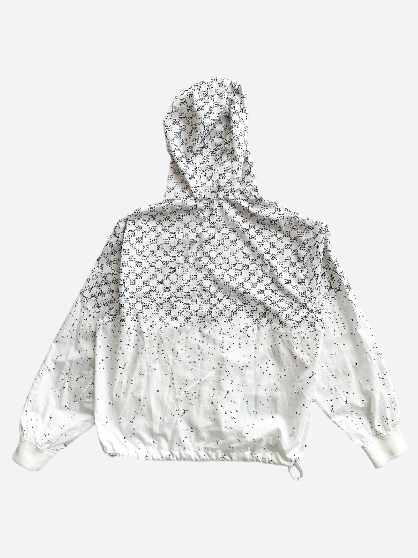 Louis Vuitton White LV Spread Damier Windbreaker