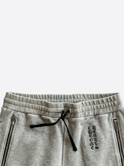 Chrome Hearts Grey Cross Patch Shorts