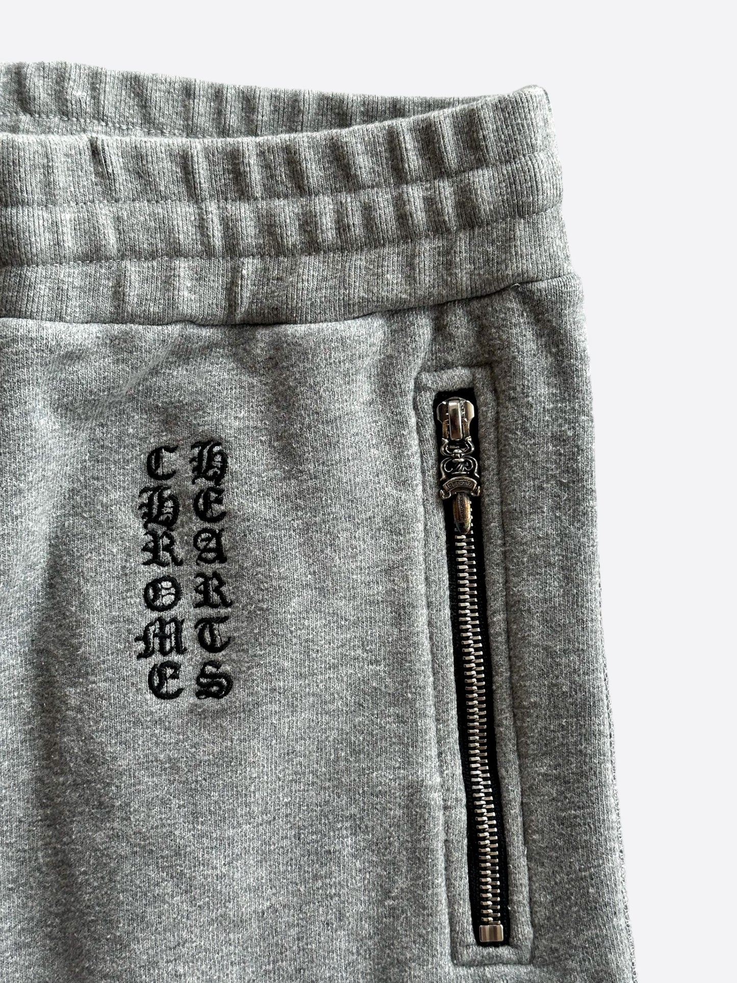 Chrome Hearts Grey Cross Patch Shorts