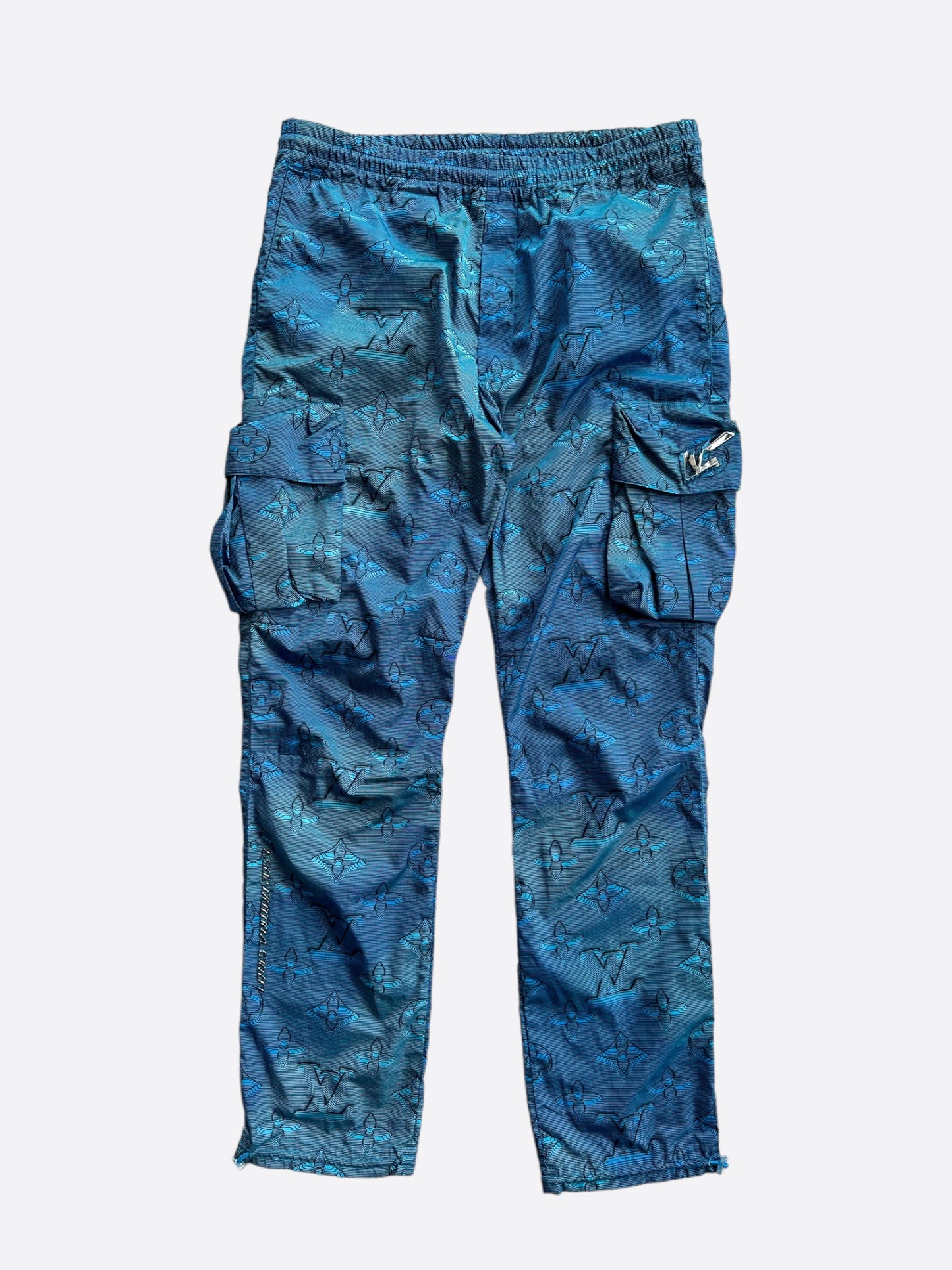 Louis Vuitton Blue 2054 Monogram Cargo Pants