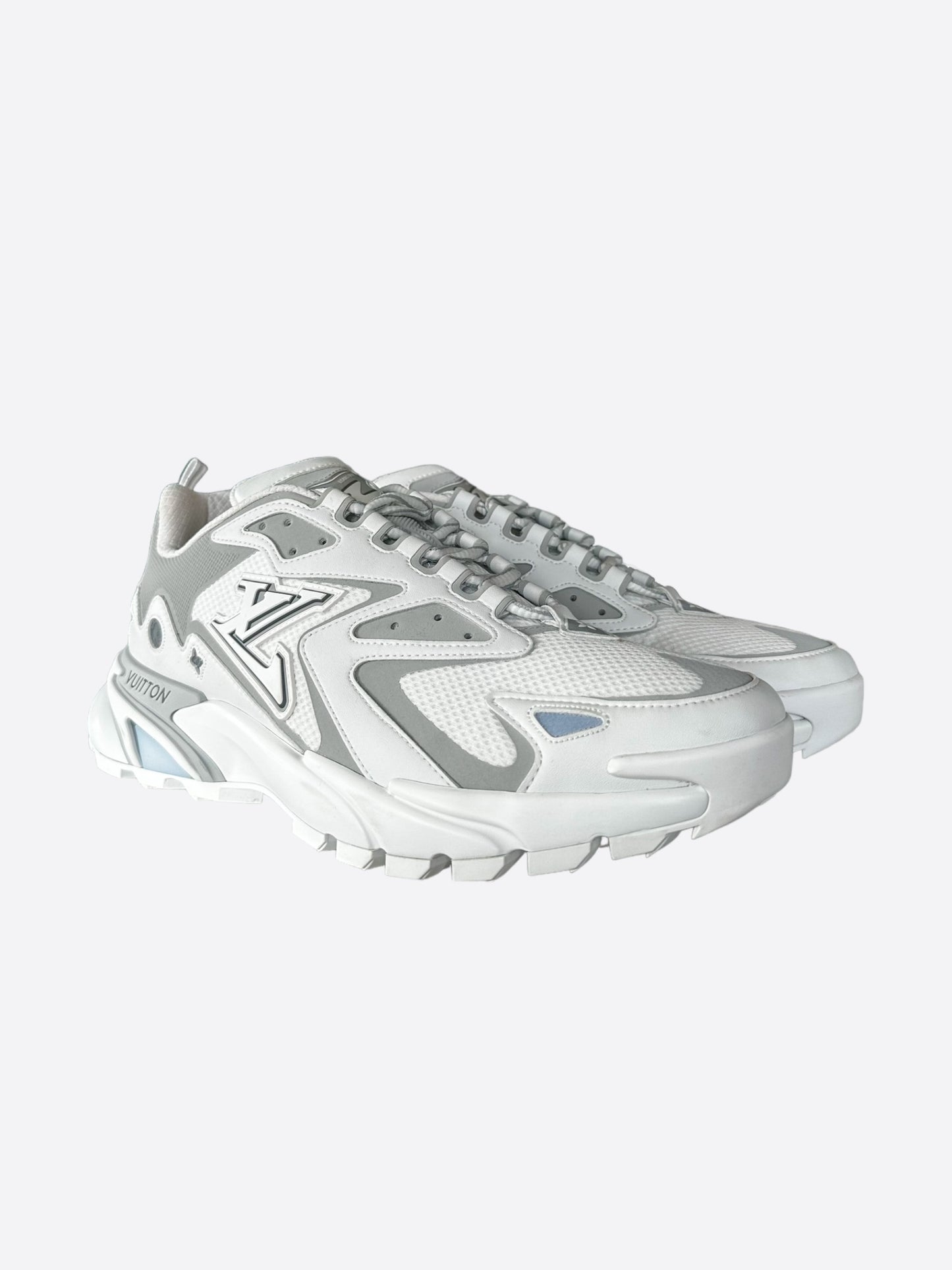 Louis Vuitton White & Grey Tatic Sneaker