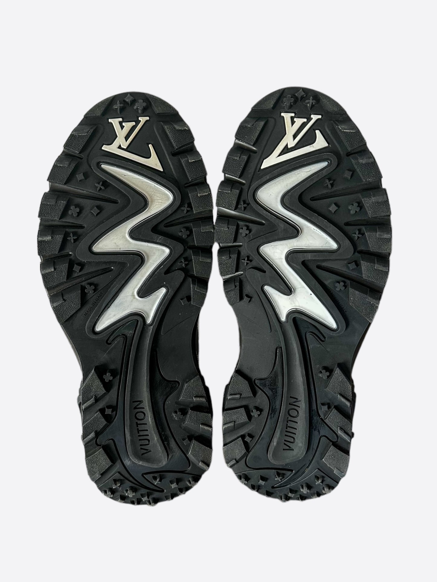 Louis Vuitton Silver & Black Tatic Sneaker