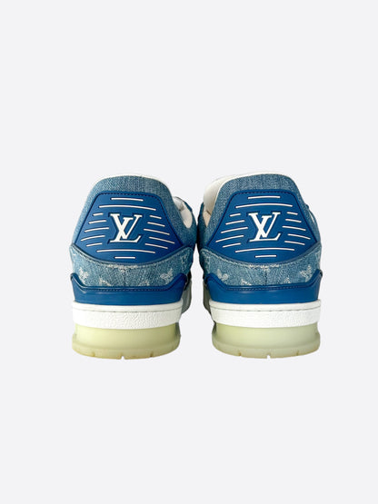 Louis Vuitton Blue Monogram Denim Trainers