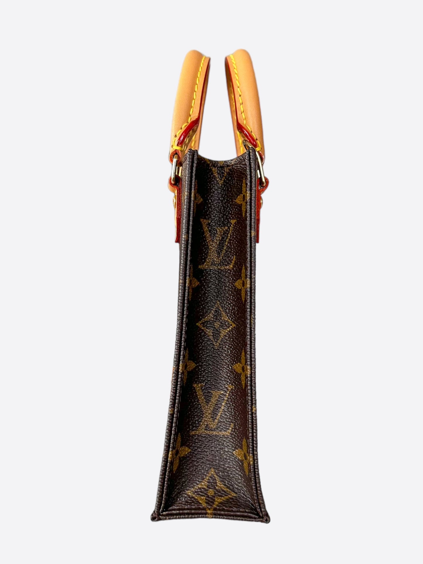 Louis Vuitton Brown Monogram Petit Sac Plat