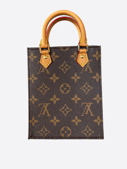 Louis Vuitton Brown Monogram Petit Sac Plat