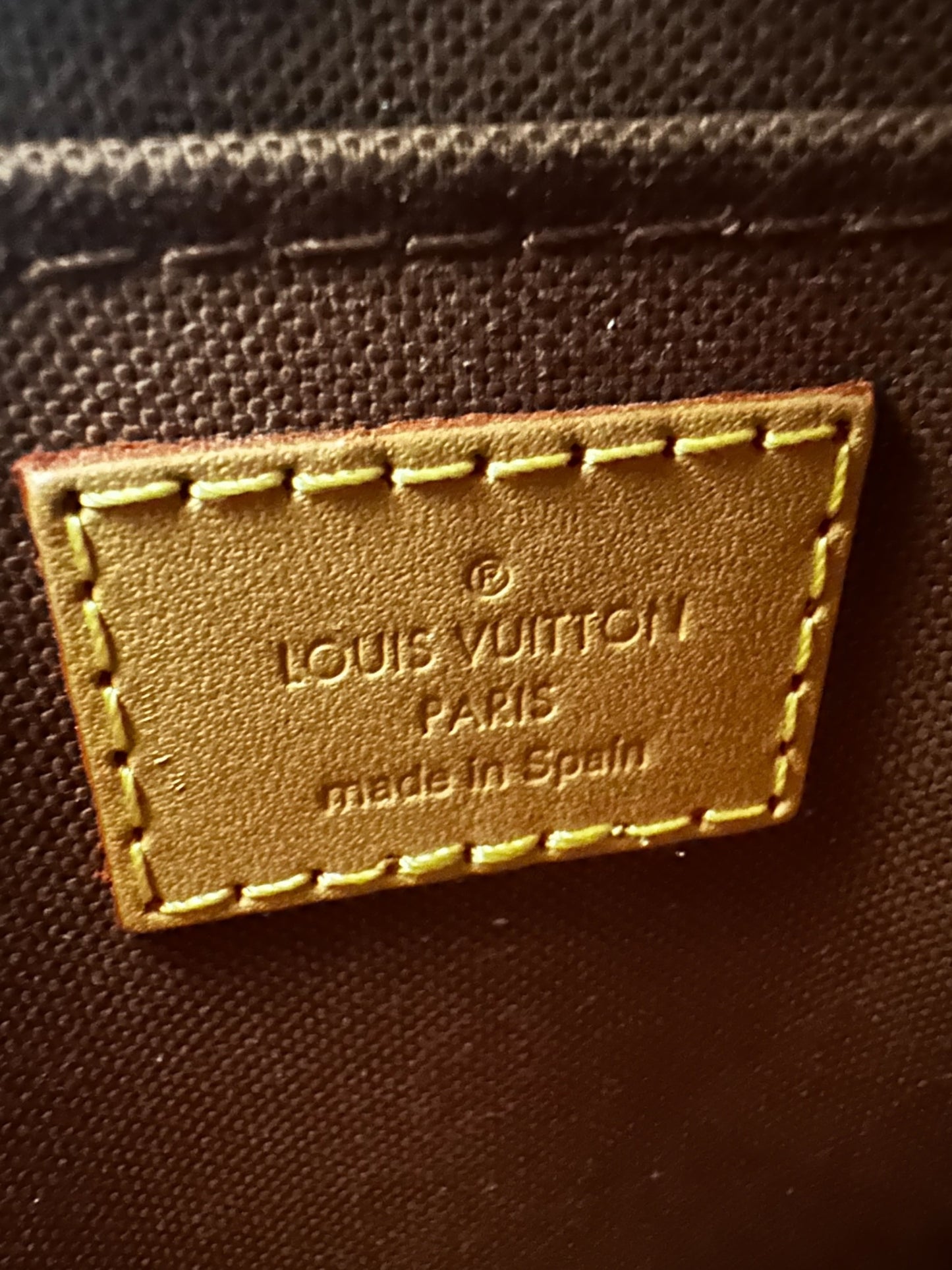 Louis Vuitton Brown Monogram Petit Sac Plat