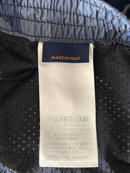 Louis Vuitton Blue Camouflage Monogram Swim Shorts