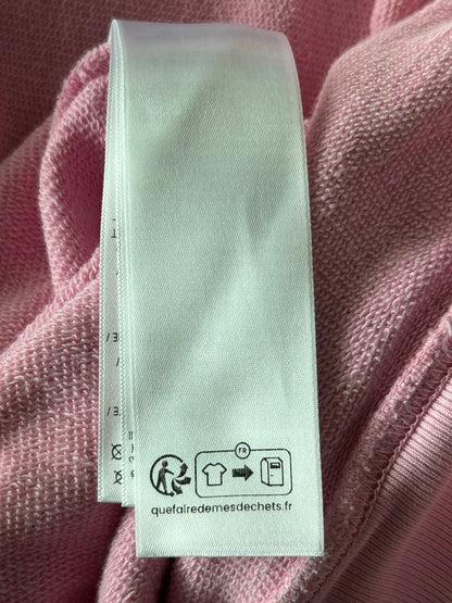 Balenciaga Pink & Black Logo Hoodie