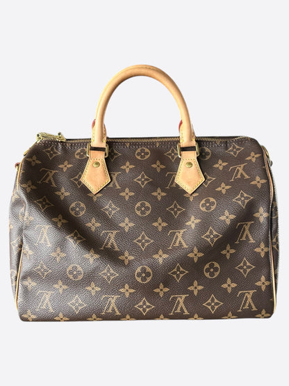 Louis Vuitton Brown Monogram Speedy 30