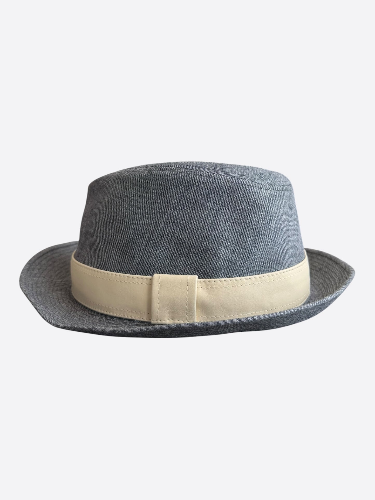 Hermes Grey & Beige Fedora