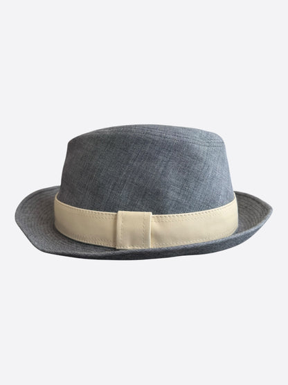 Hermes Grey & Beige Fedora