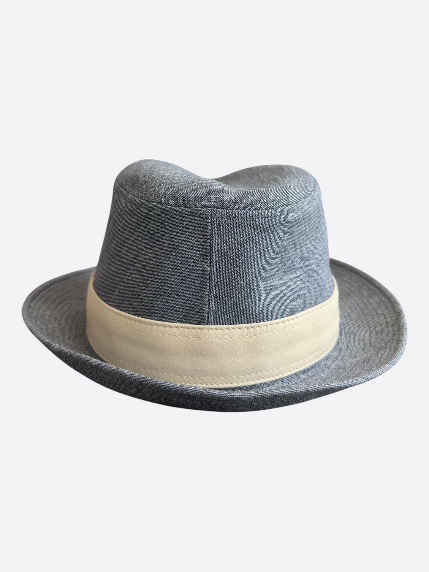 Hermes Grey & Beige Fedora