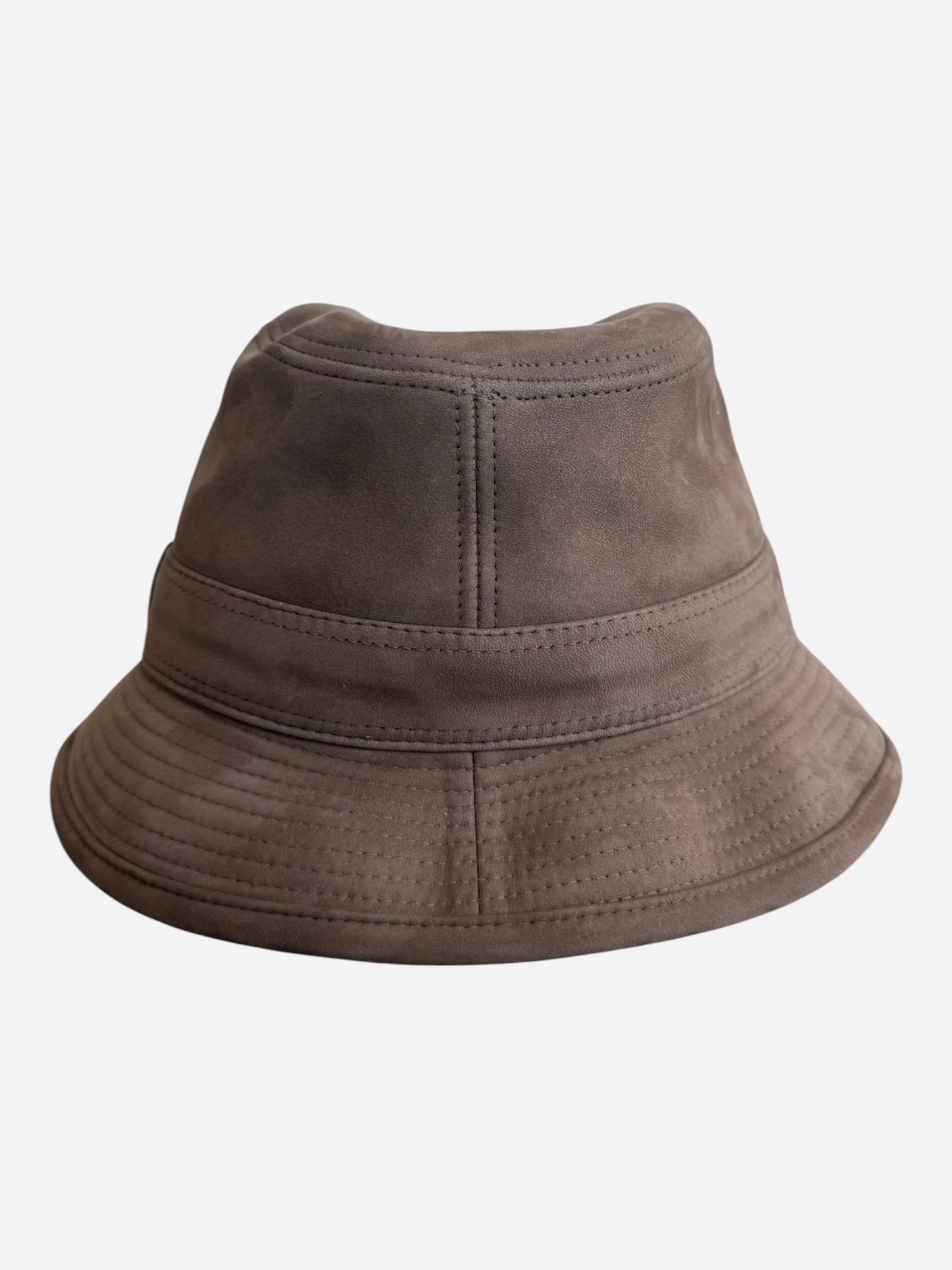 Hermes Brown Suede Fedora
