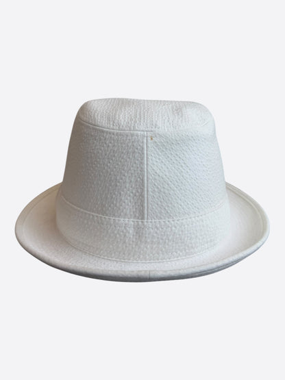Hermes White Fedora