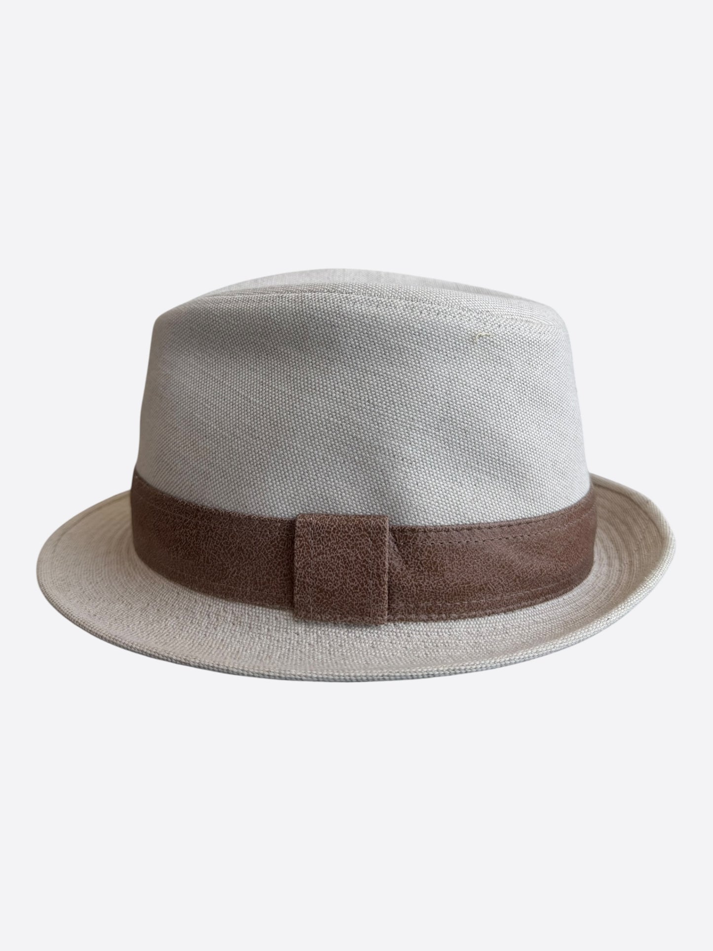 Hermes Beige & Brown Fedora