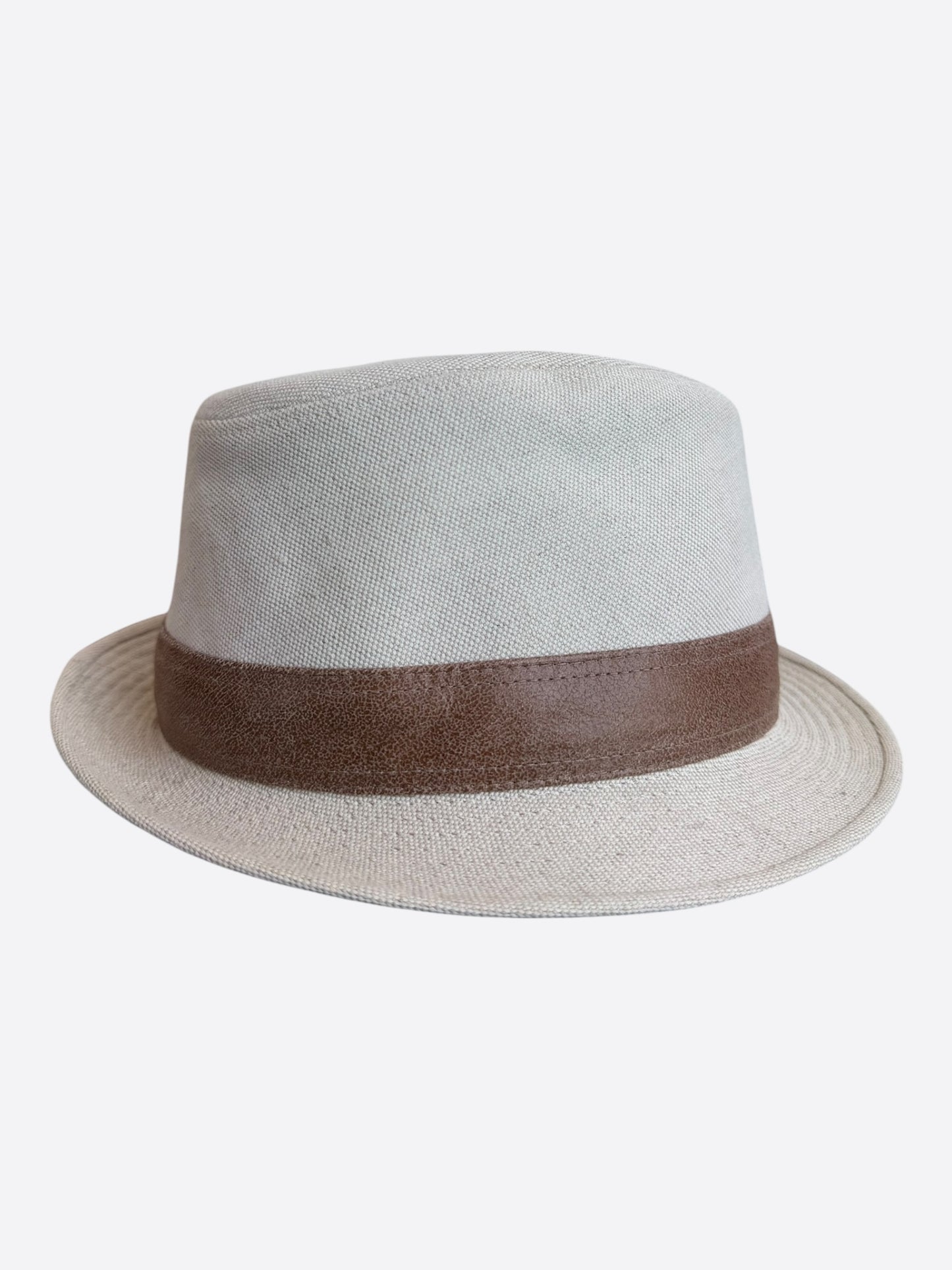 Hermes Beige & Brown Fedora