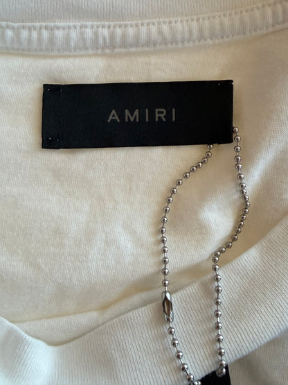 Amiri White & Black MA Core Logo T-Shirt