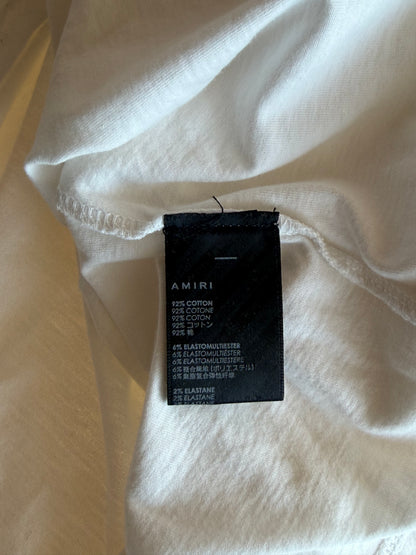 Amiri White & Black MA Core Logo T-Shirt