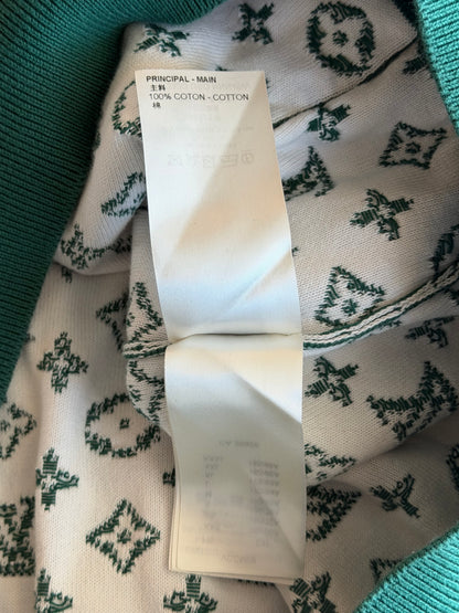 Louis Vuitton Green & White Monogram Gradient Hoodie