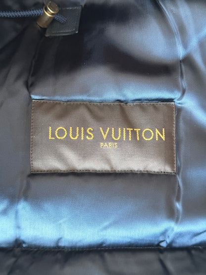 Louis Vuitton Supreme Blue Monogram Denim Parka