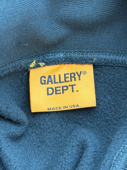 Gallery Dept Black & White Dept Logo Hoodie