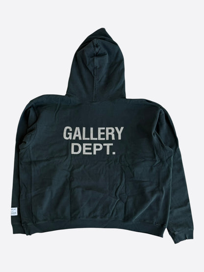 Gallery Dept Black & White Dept Logo Hoodie