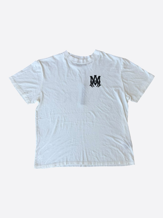 Amiri White & Black MA Core Logo T-Shirt