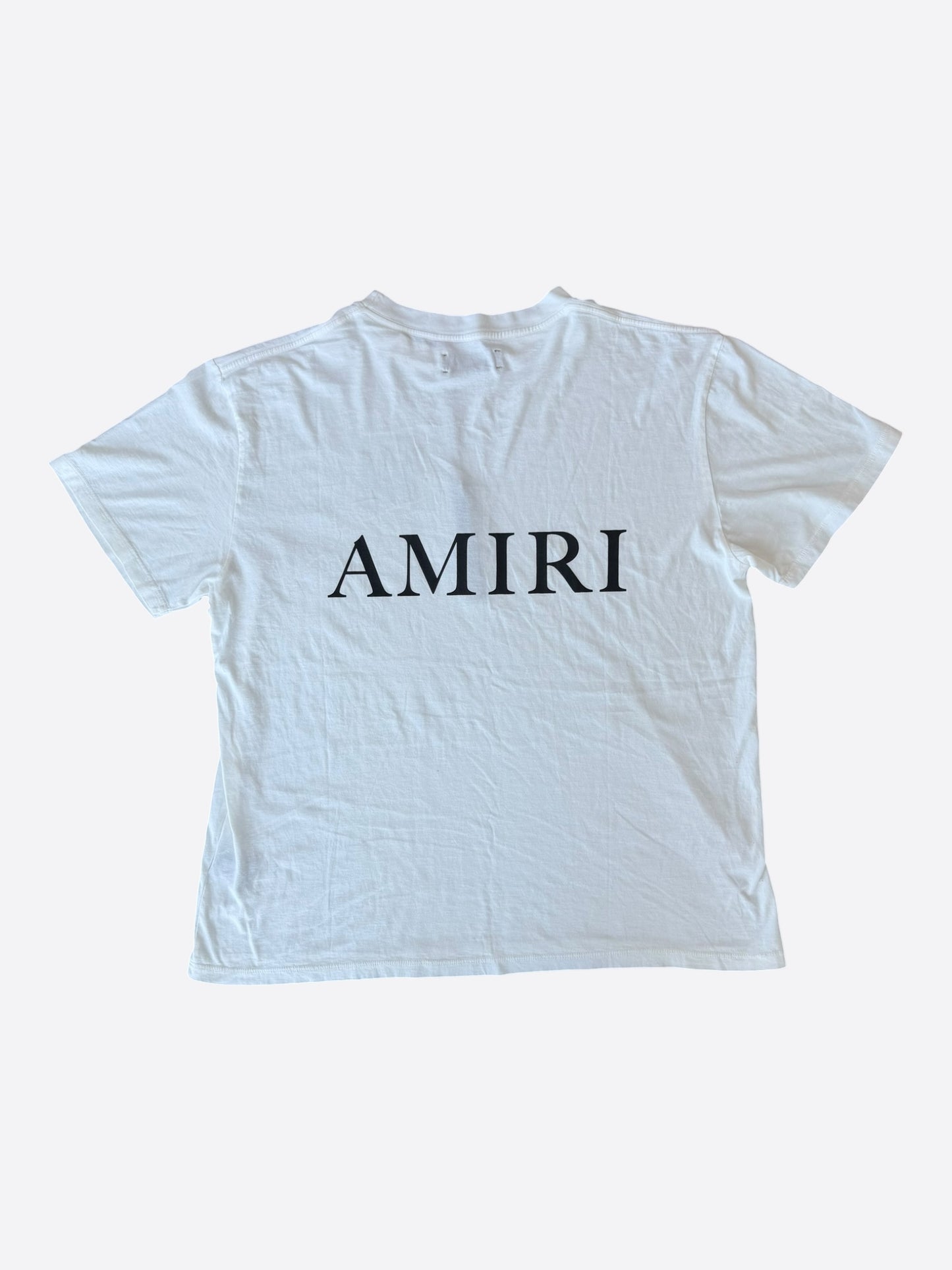 Amiri White & Black MA Core Logo T-Shirt