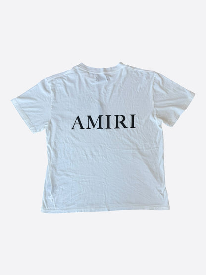 Amiri White & Black MA Core Logo T-Shirt